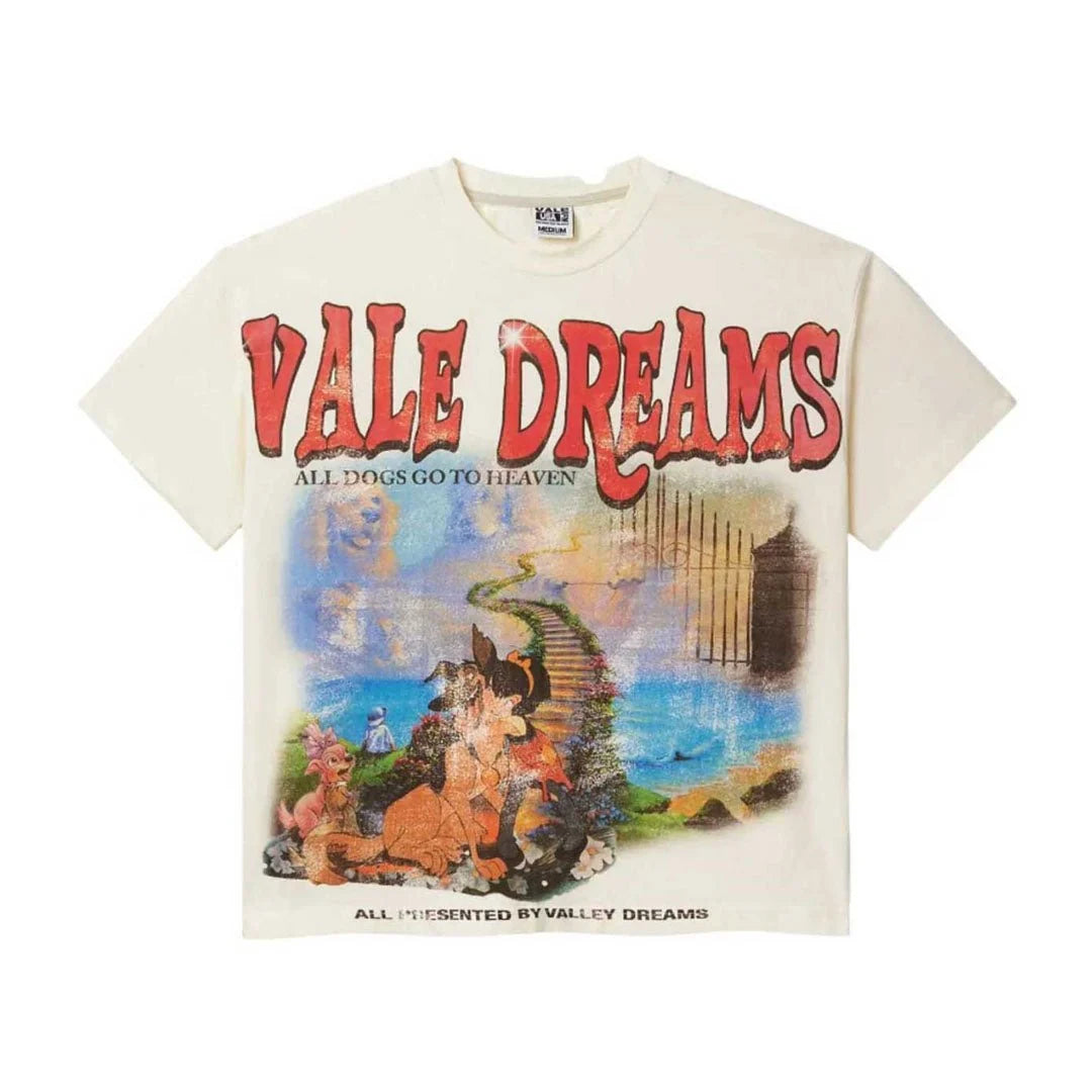 Vale Forever All Dogs Go To Heaven Tee Cream MP