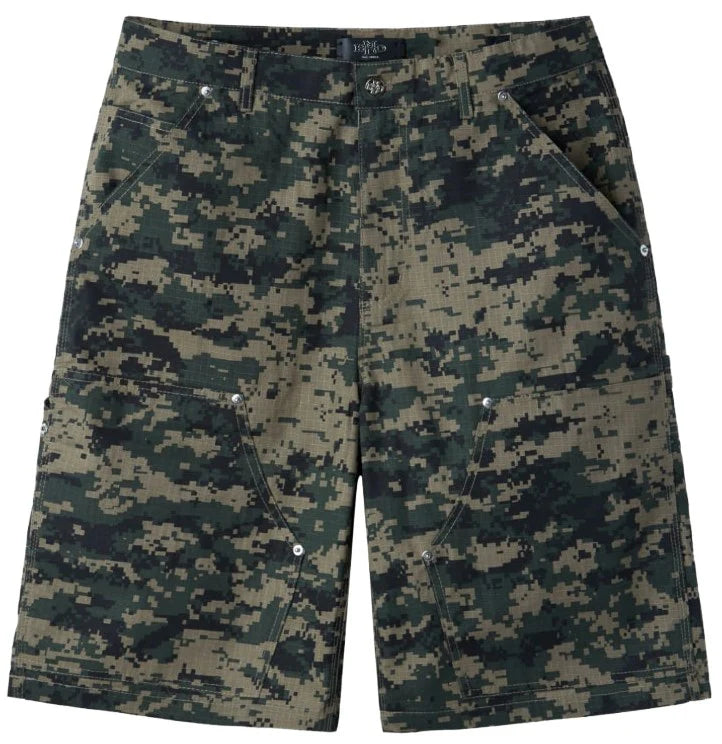 Happy Memories Don't Die HMDD DARK GREEN Digi Camo Shorts FP