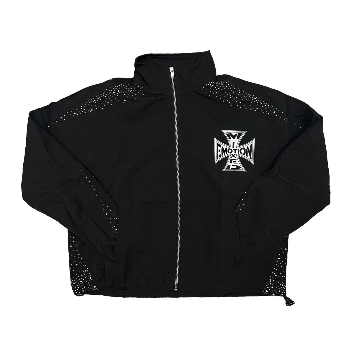 Mixed Emotion Black 'Classic' nylon jacket – Backdoor Miami Mixed Emotion Black 'Classic' nylon jacket – Backdoor Miami