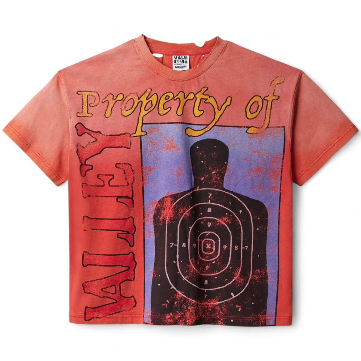 VALE Red Target Practice Tee ML