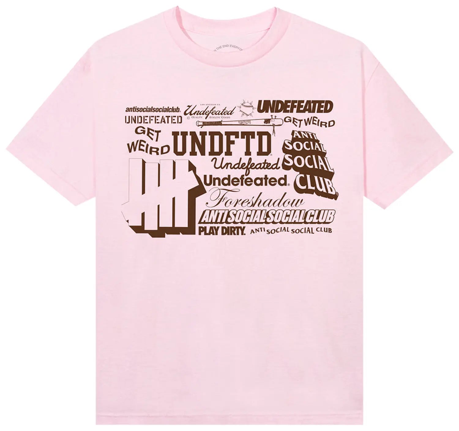 Anti Social Social Club Origin Story Tee 'Pink' DL