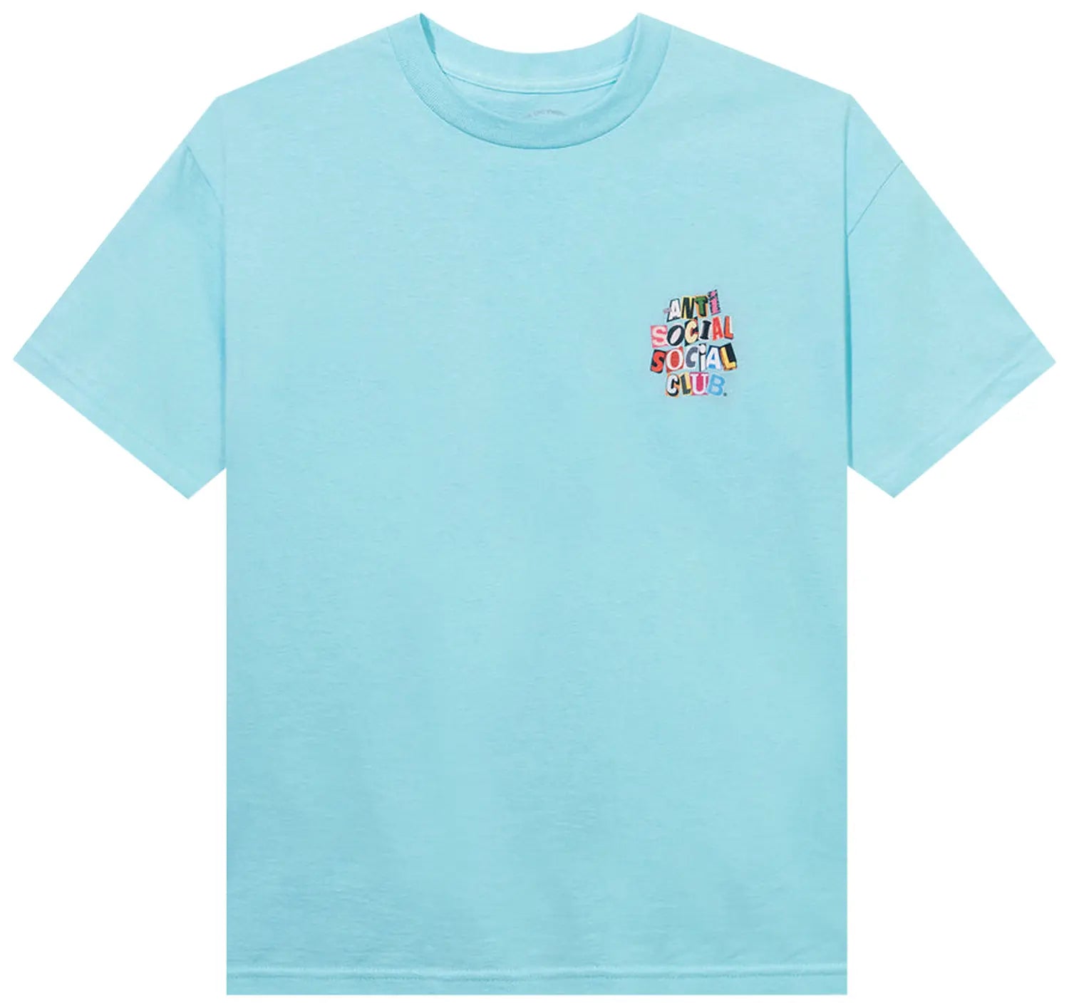 Anti Social Social Club Torn Pages Of Our Story Tee 'Blue' DL