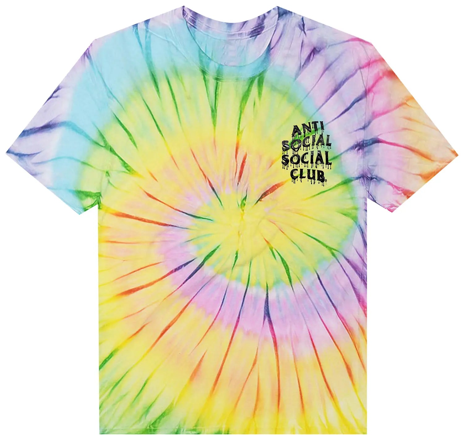 Anti Social Social Club Mind Melt Tee 'Tie Dye' DL