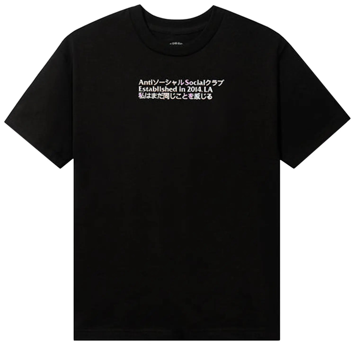 Anti Social Social Club Temporary Memory Tee 'Black' DL