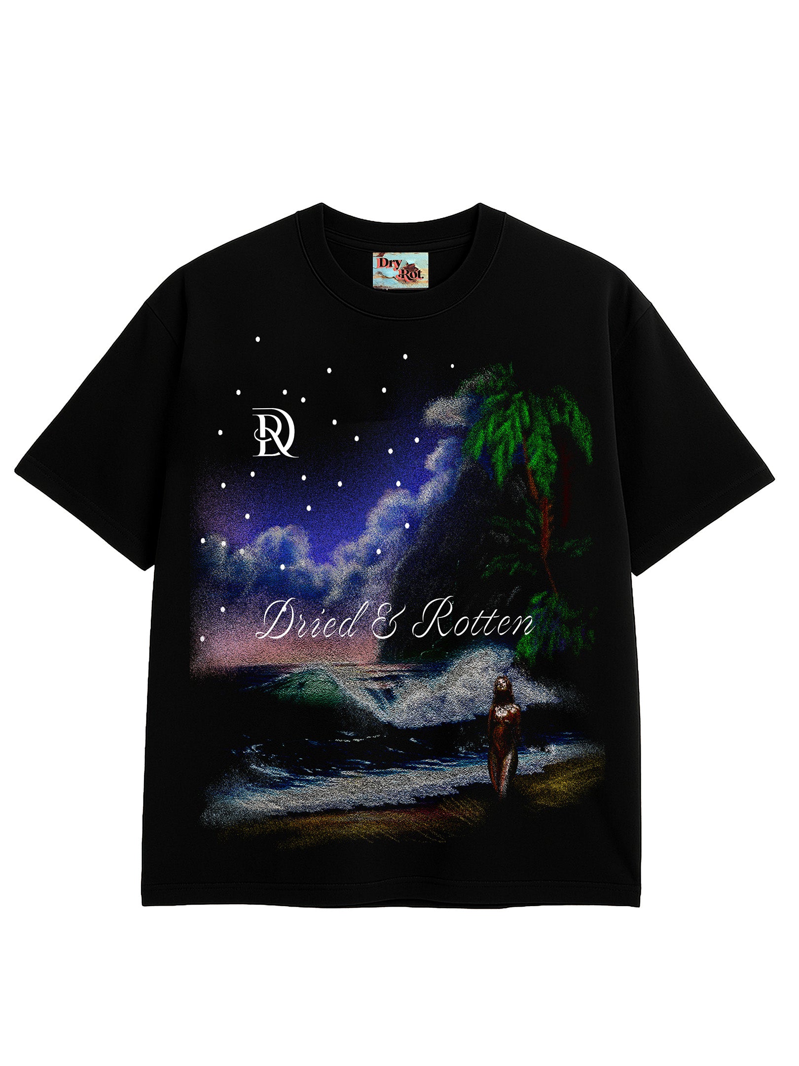 DRYROT OFFSHORE OVERSIZED TEE BLACK