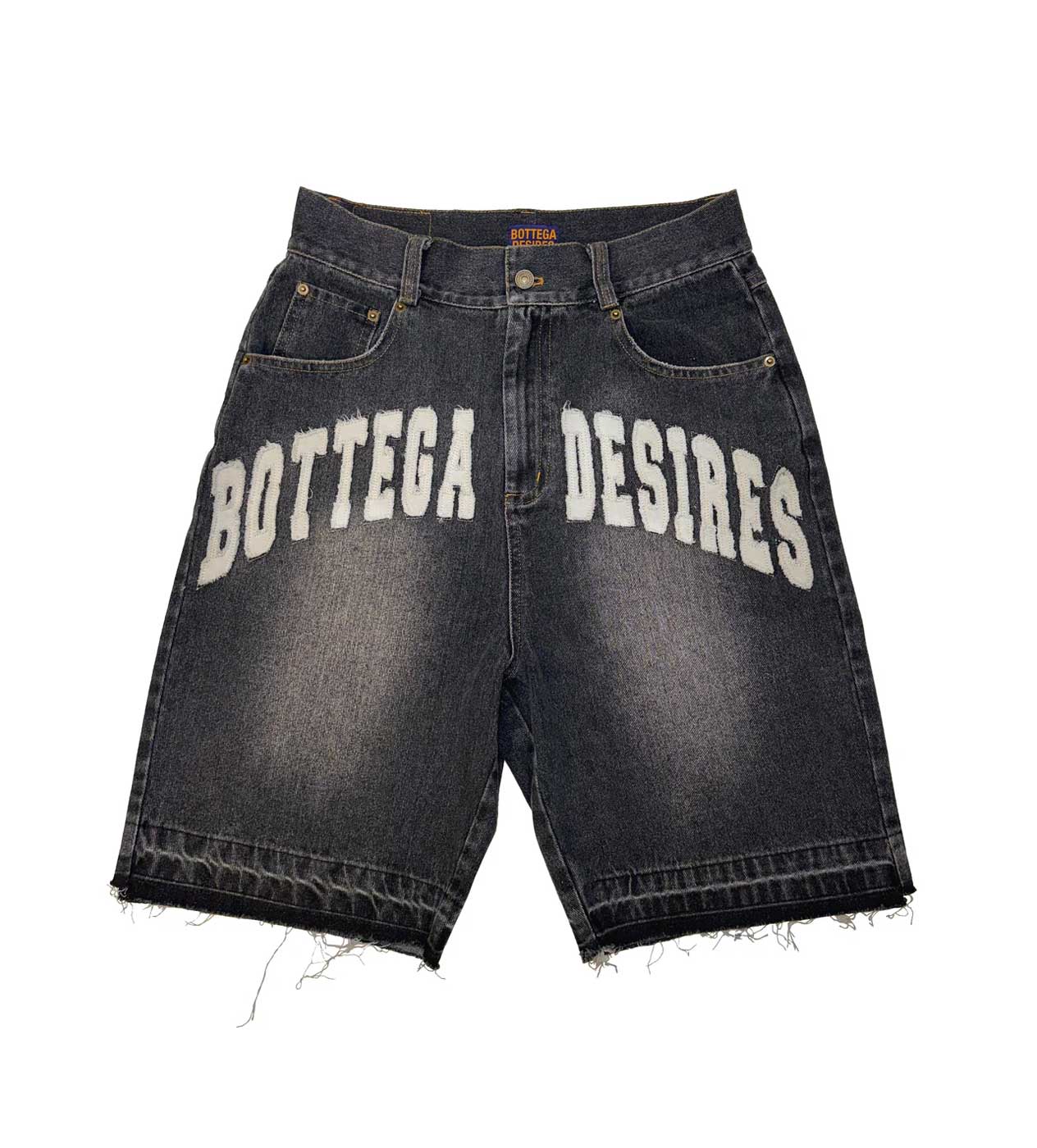Bottega Desires Denim Shorts Black FP