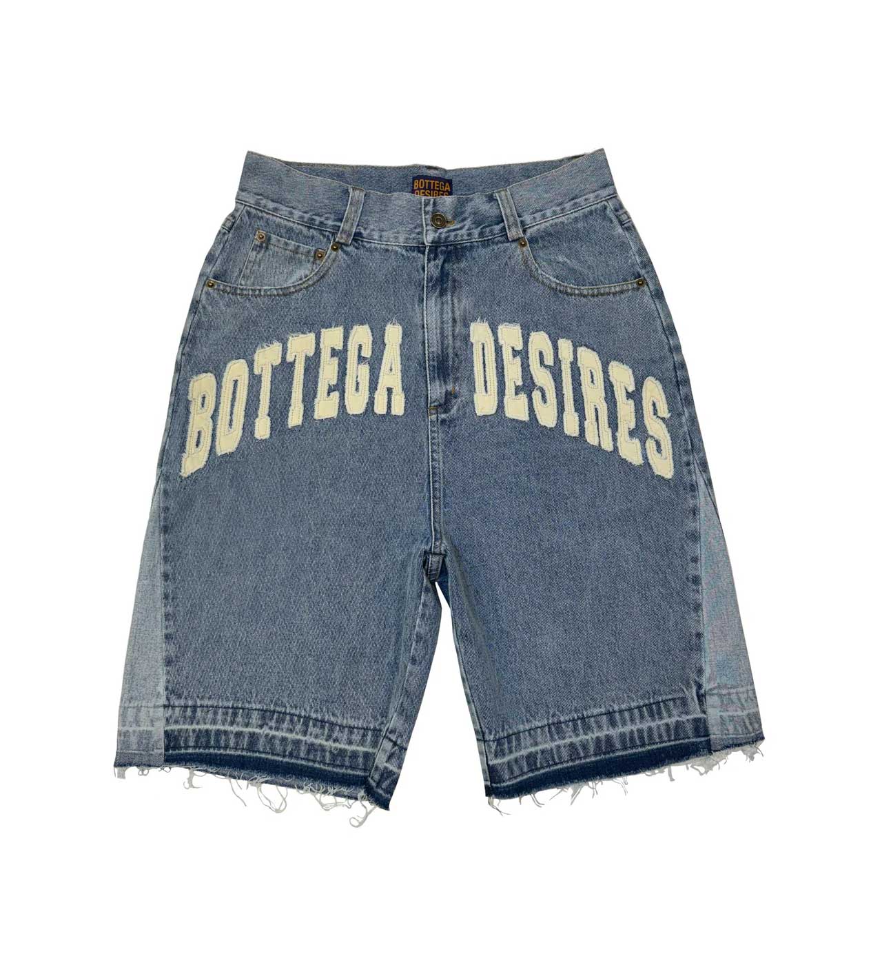 Bottega Desires Denim Shorts Blue FP