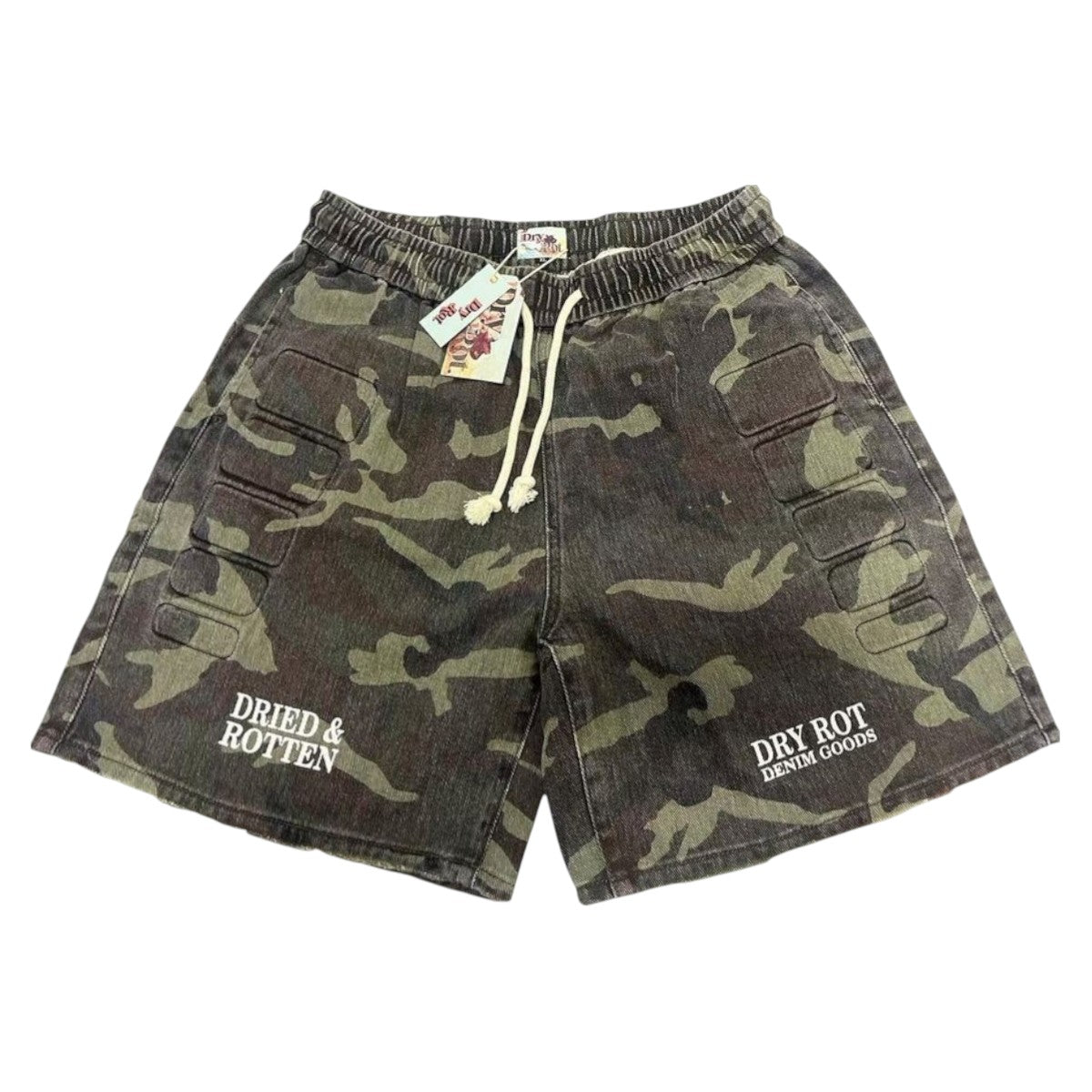 DryRot Denim Goods Short Camo Wash