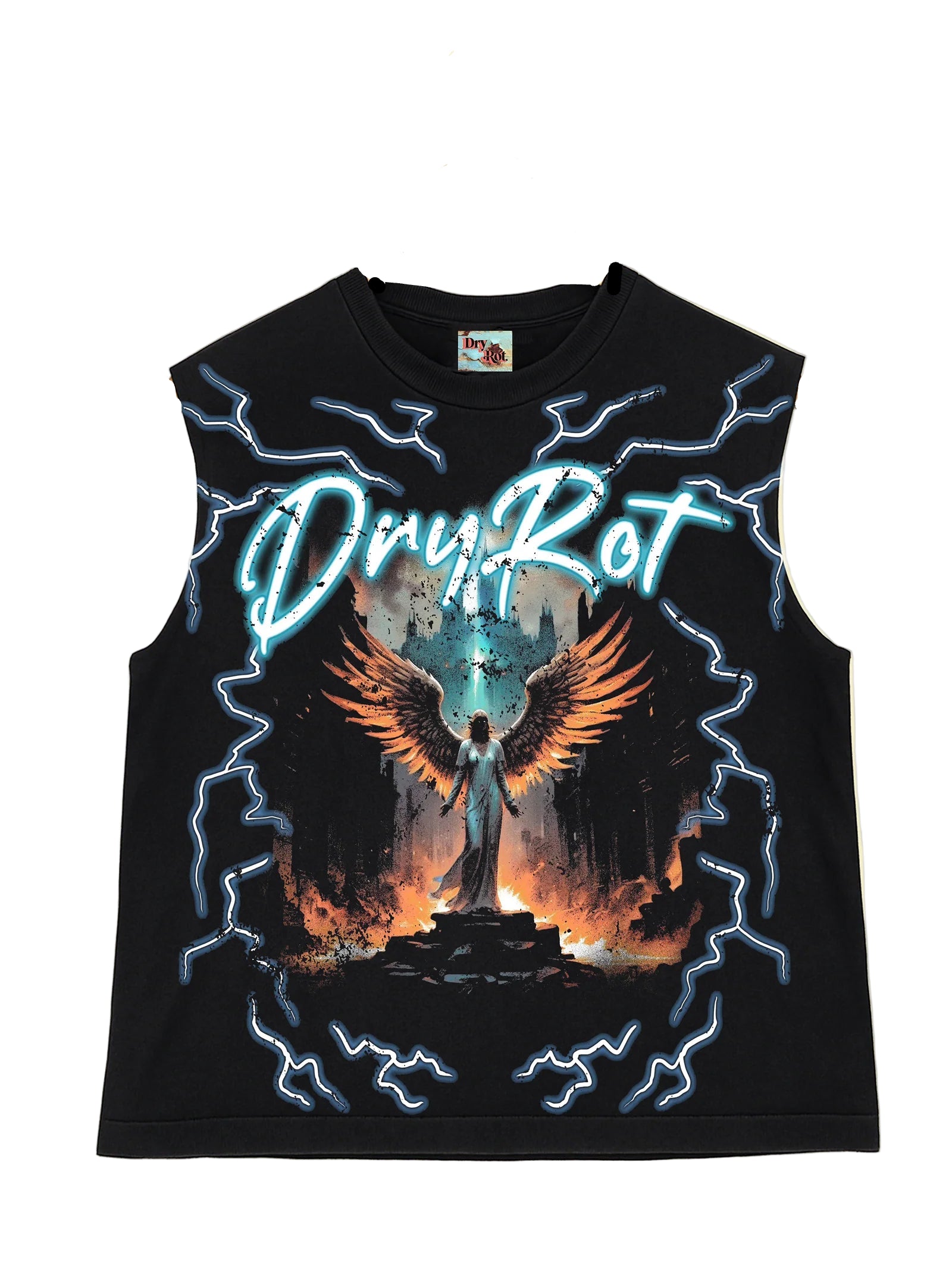 DryRot Power Tank Top Black