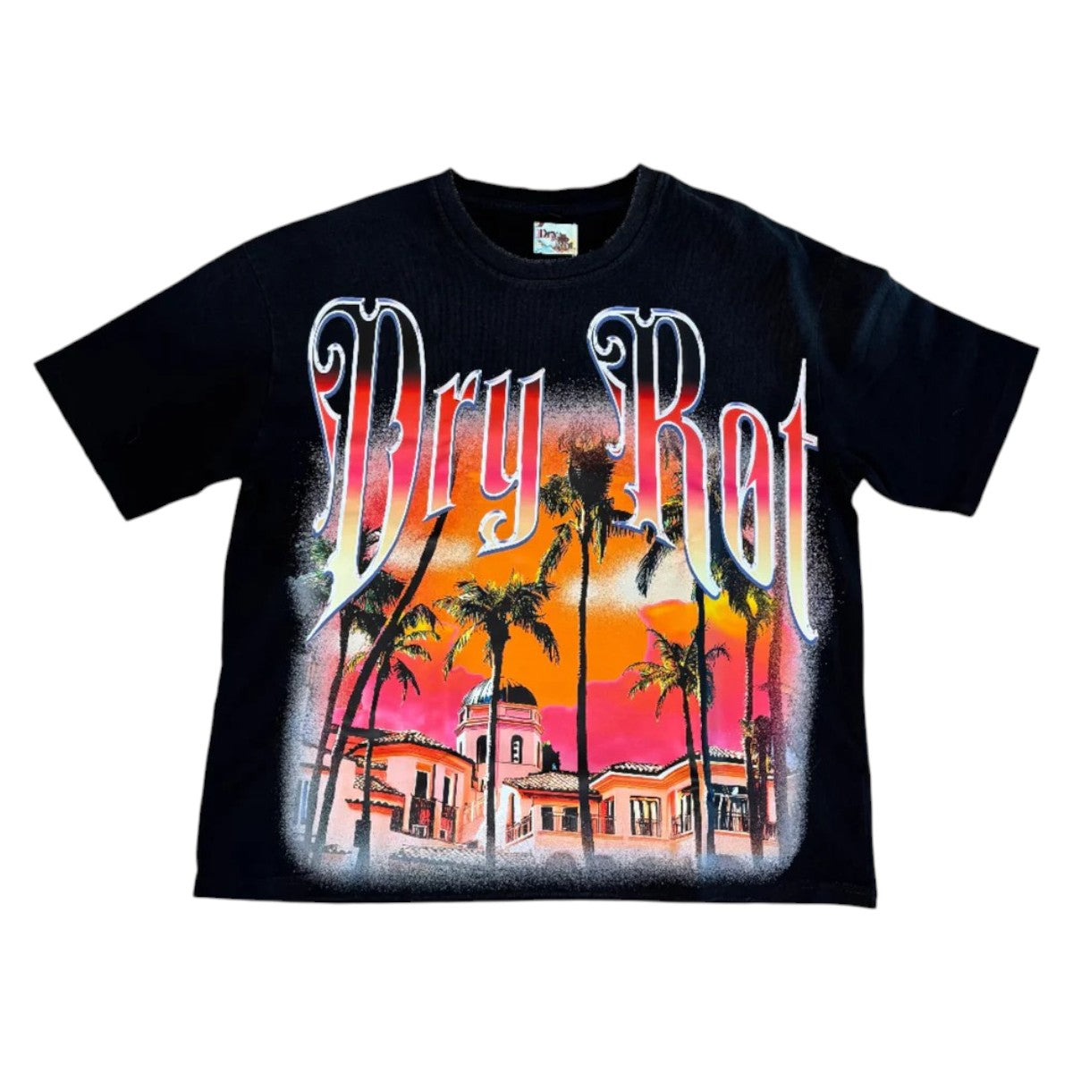 DryRot Stash House Black Tee