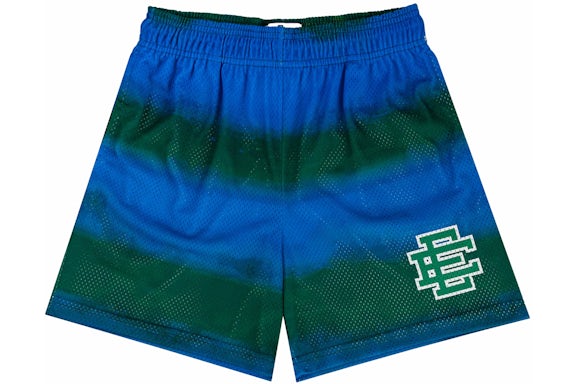 Eric Emanuel Blue/Green Stripe Mesh