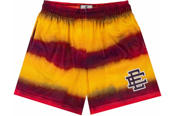 Eric Emanuel Yellow/Red Stripe Mesh