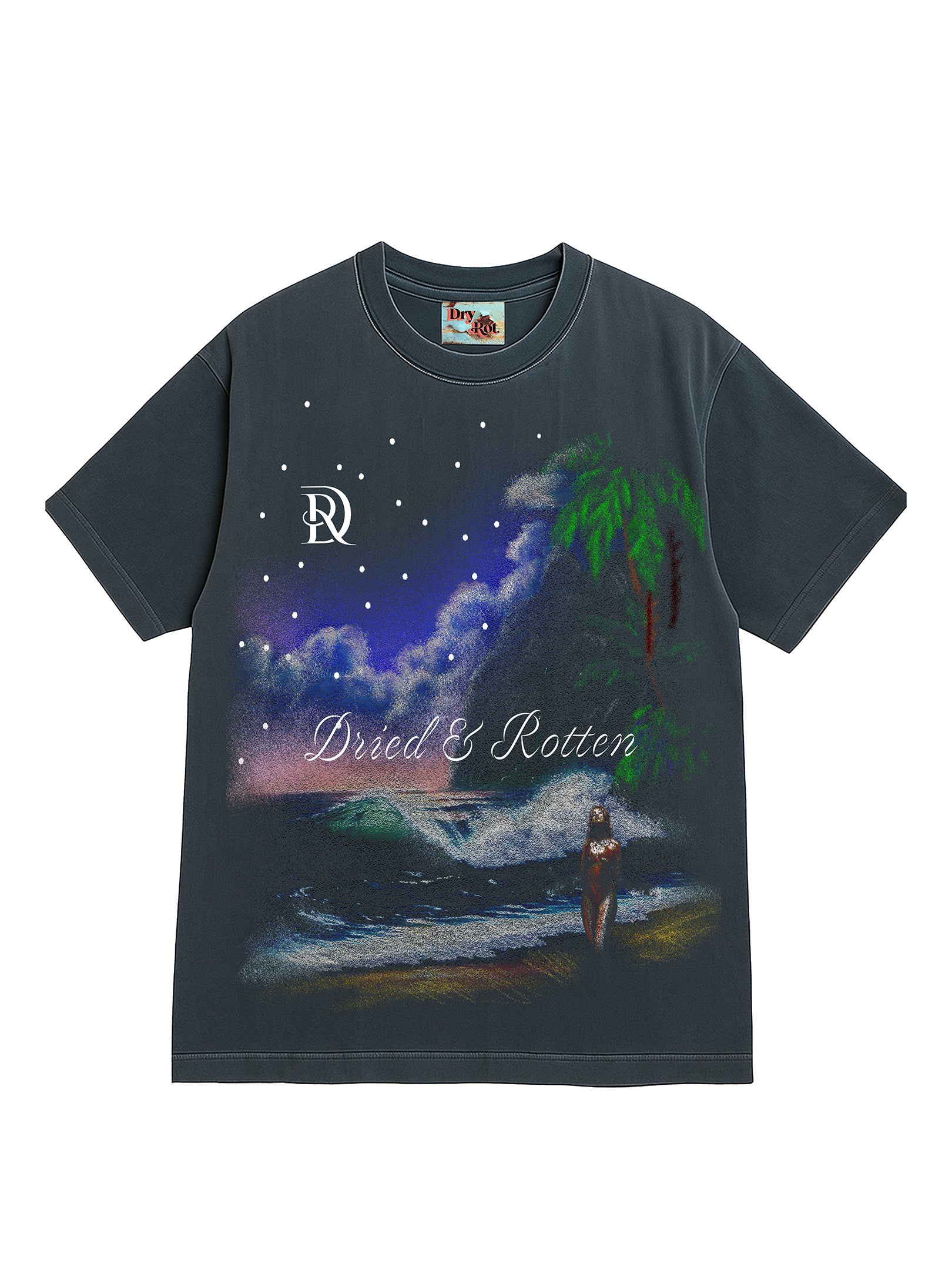 DRYROT OFFSHORE OVERSIZED TEE GREY