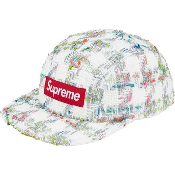 Supreme Metallic Boucle Camp Cap White ML