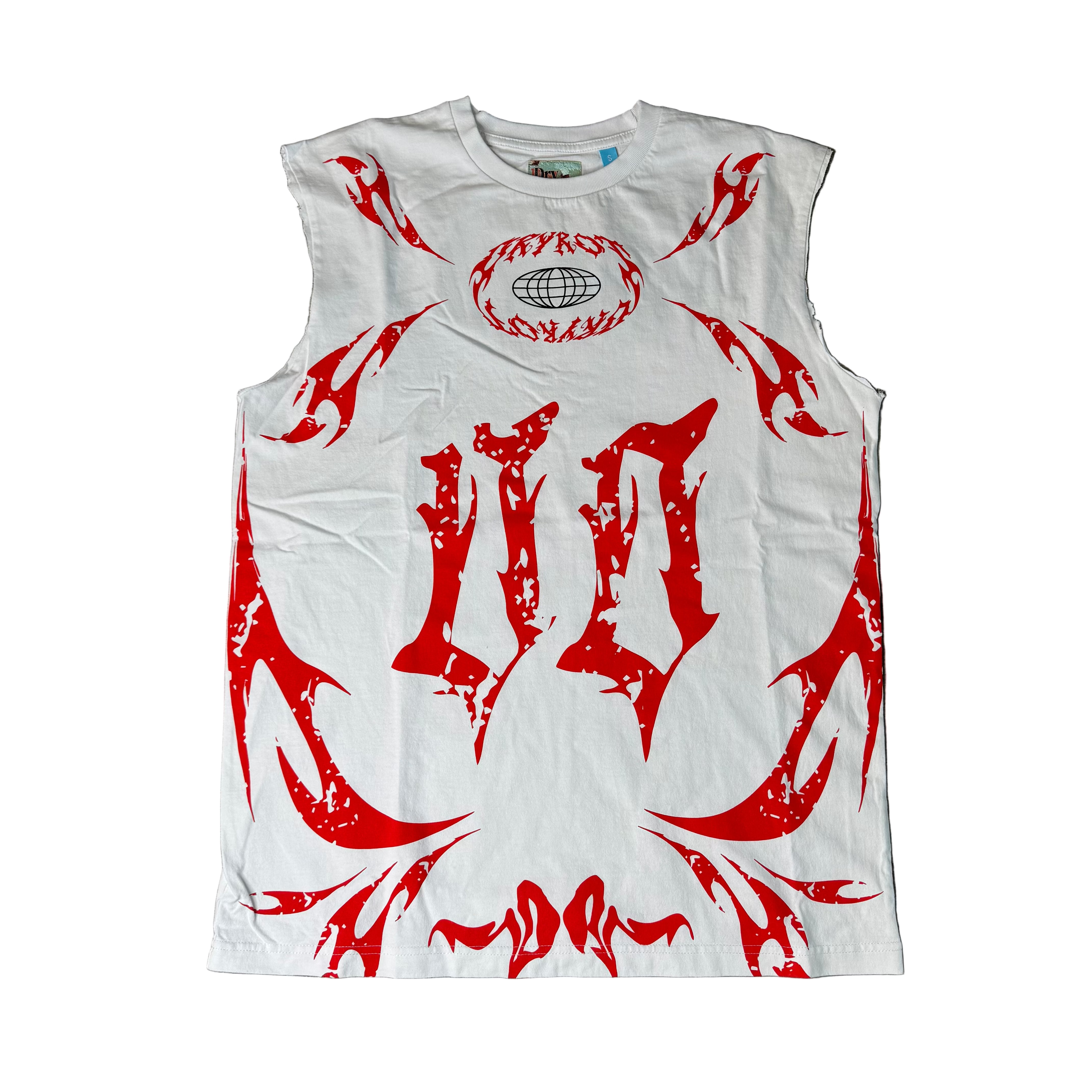 DryRot Flame Tank Top White