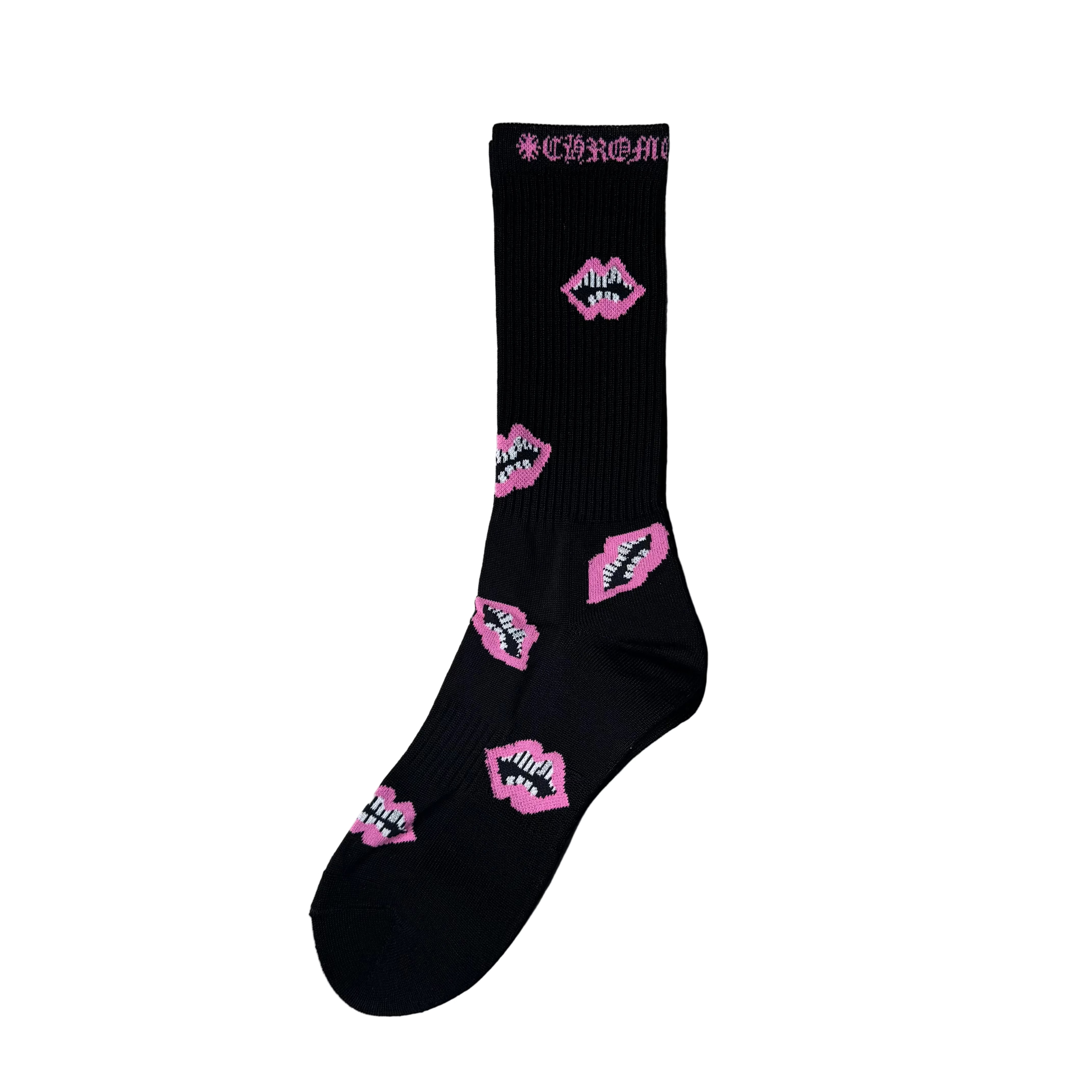 Chrome Hearts Socks Black Lips ML