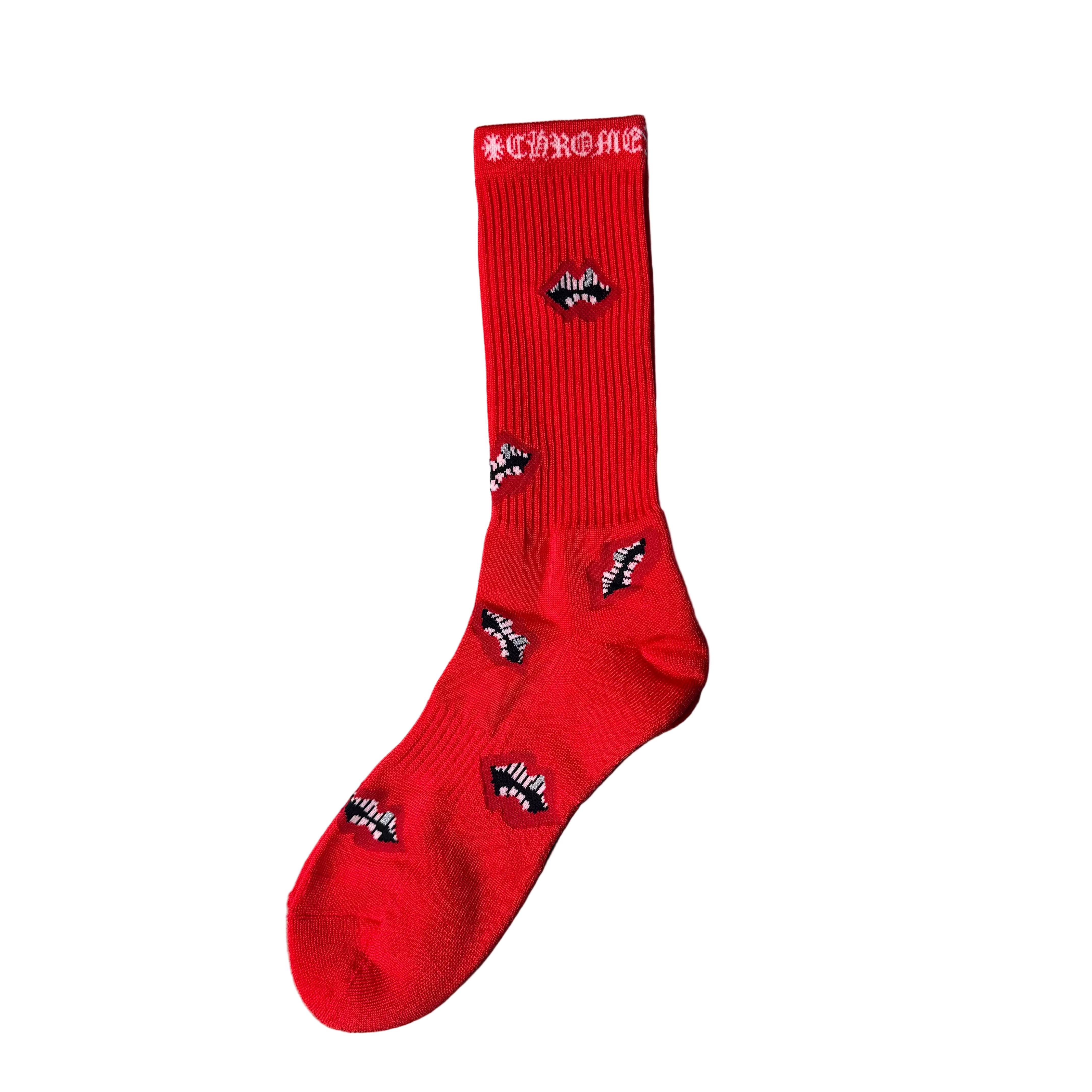 Chrome Hearts Socks Red Lips ML