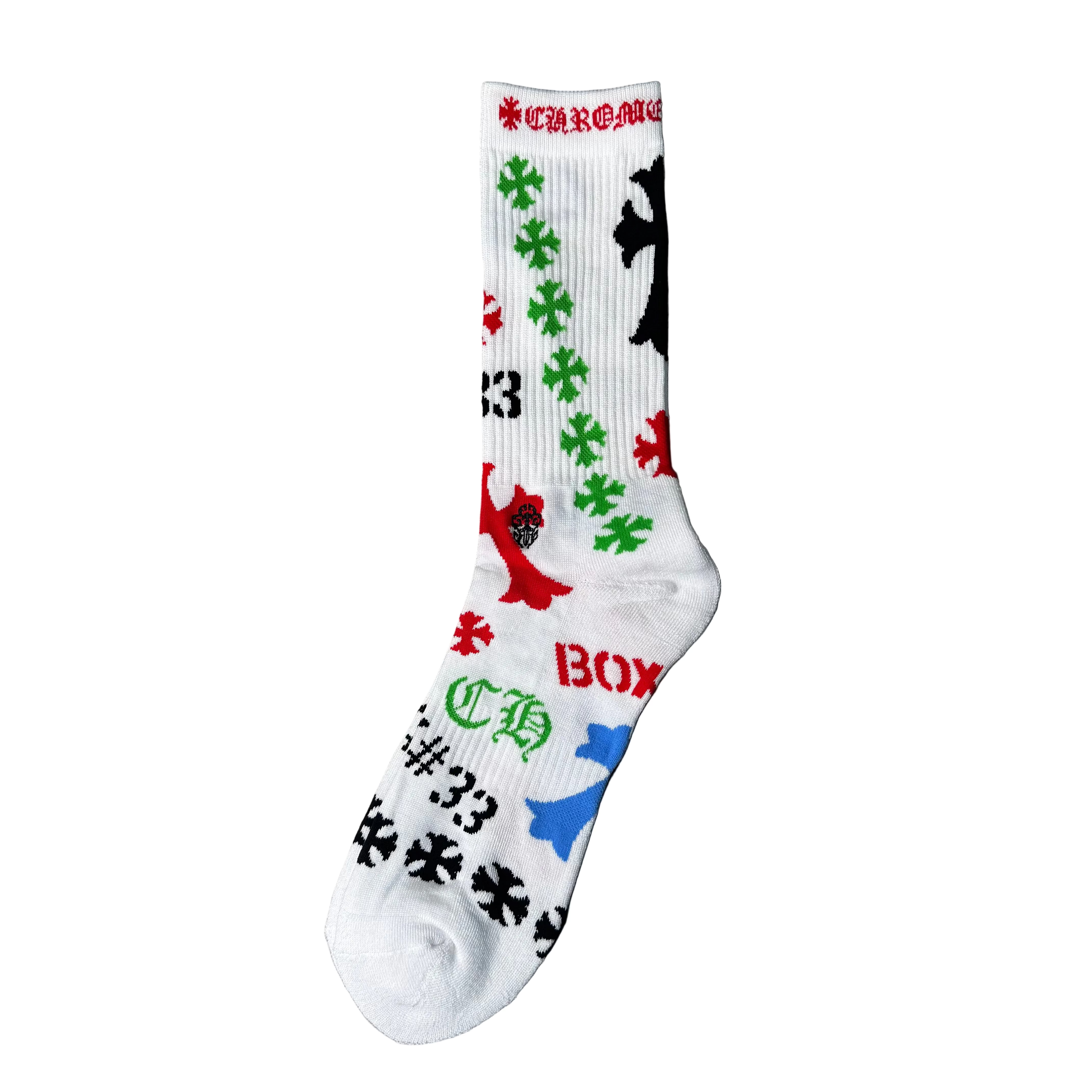 Chrome Hearts Socks White Multi ML