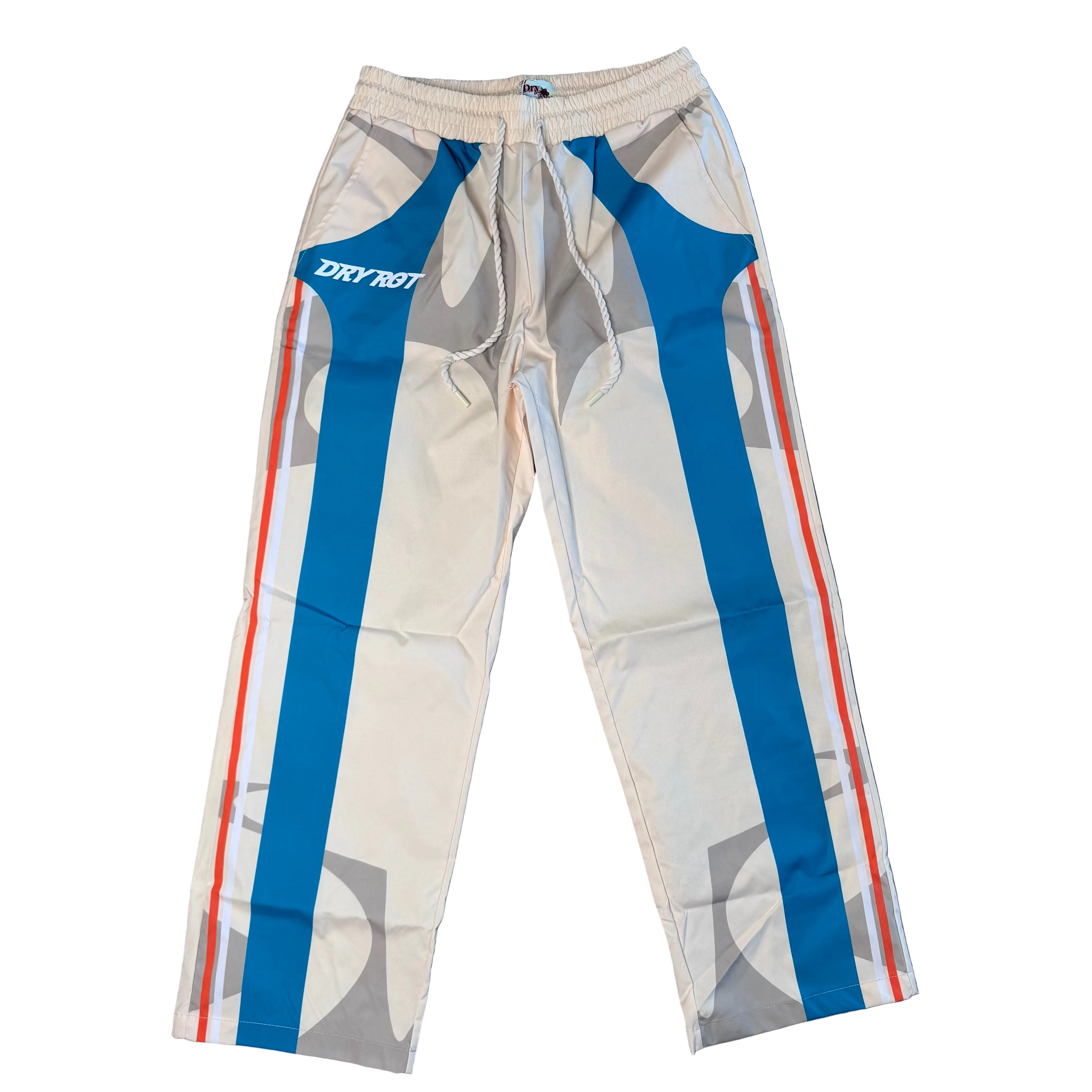 DRY ROT TRACKPANTS CREAM/ORANGE