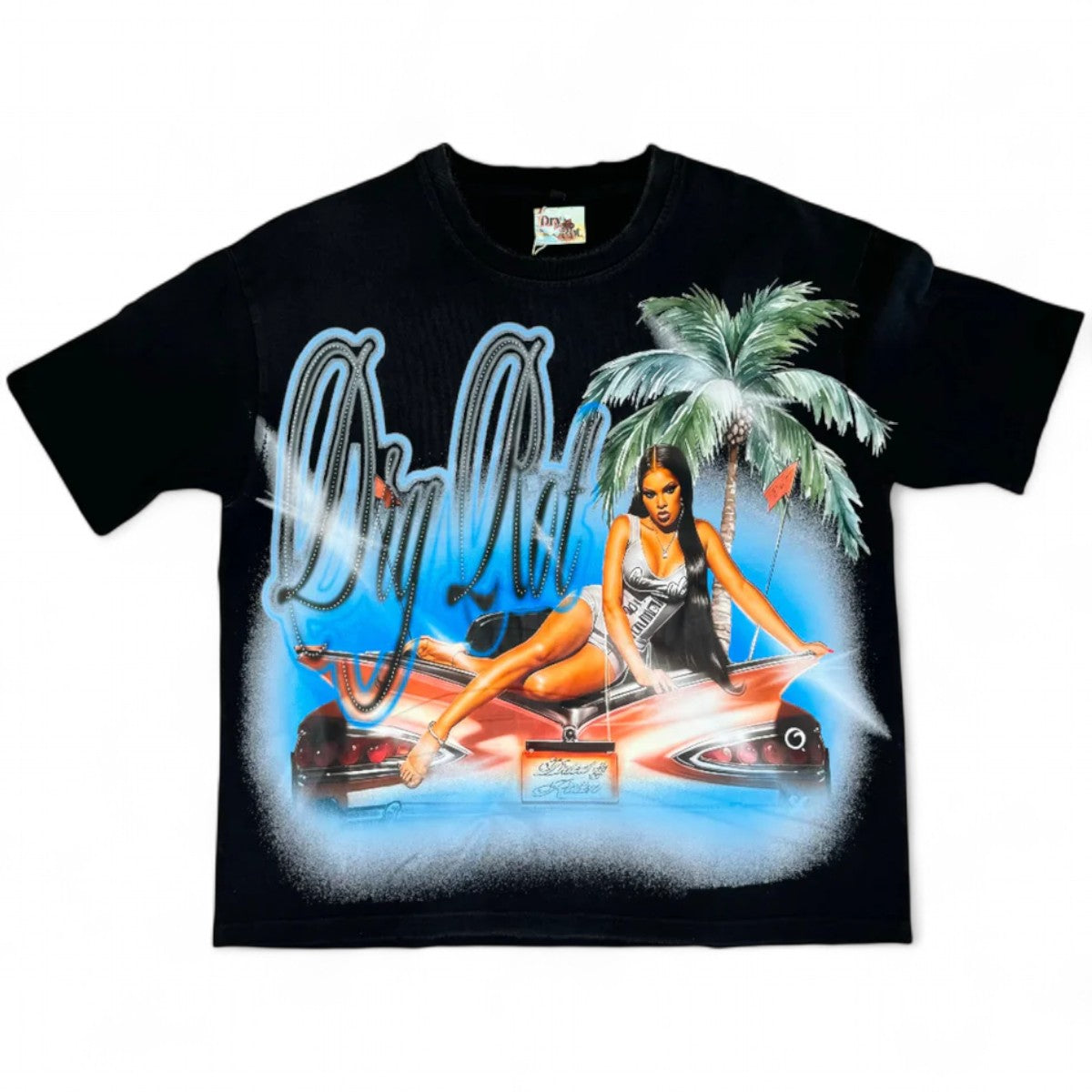 DryRot Tail of Two Cities Black Tee