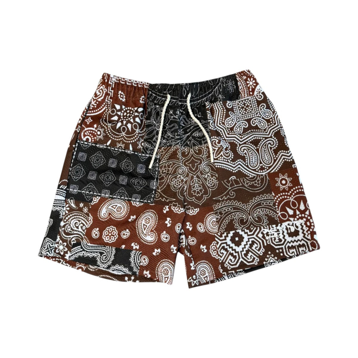 DryRot Brown Paisley Short