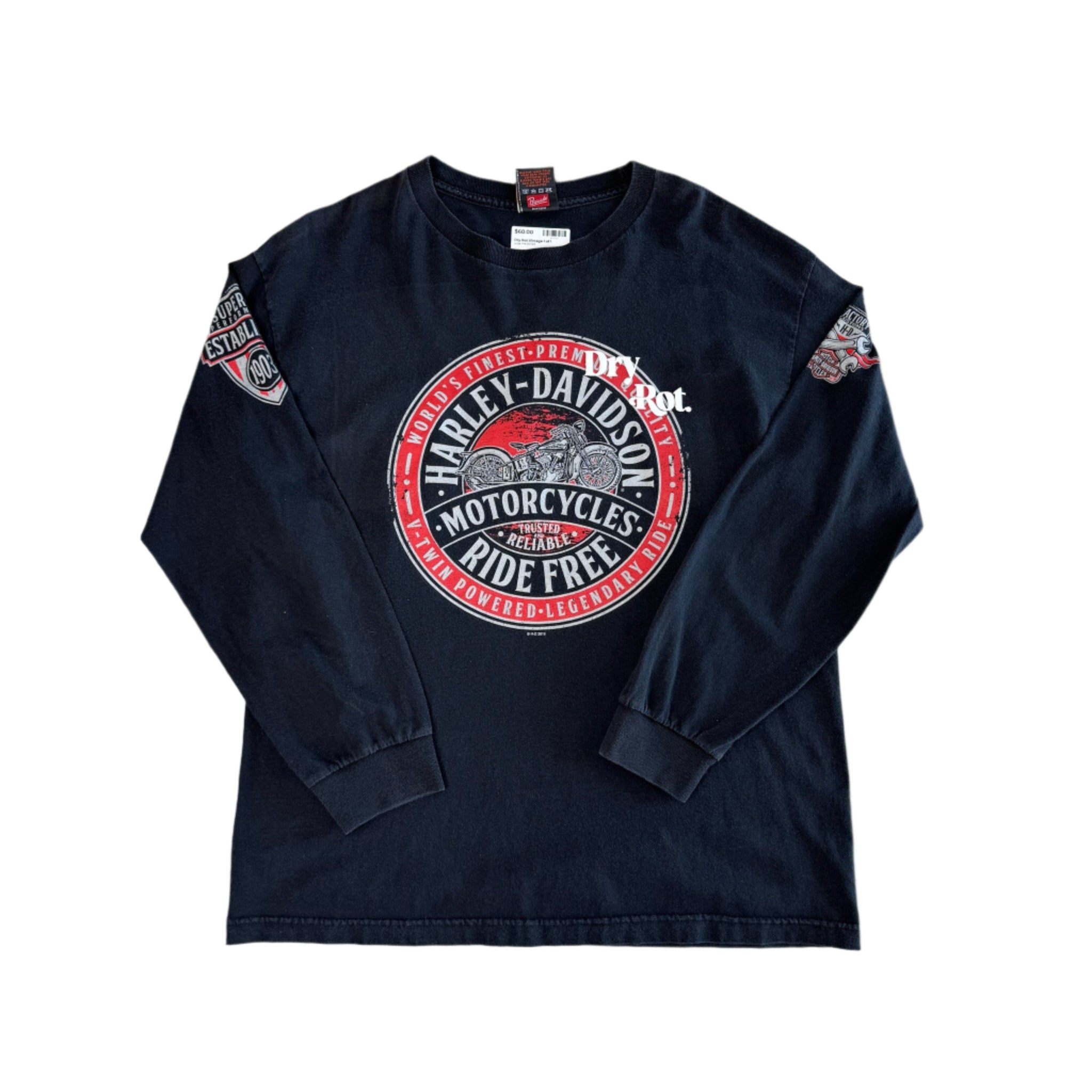 DryRot Vintage Harley Davidson L/S