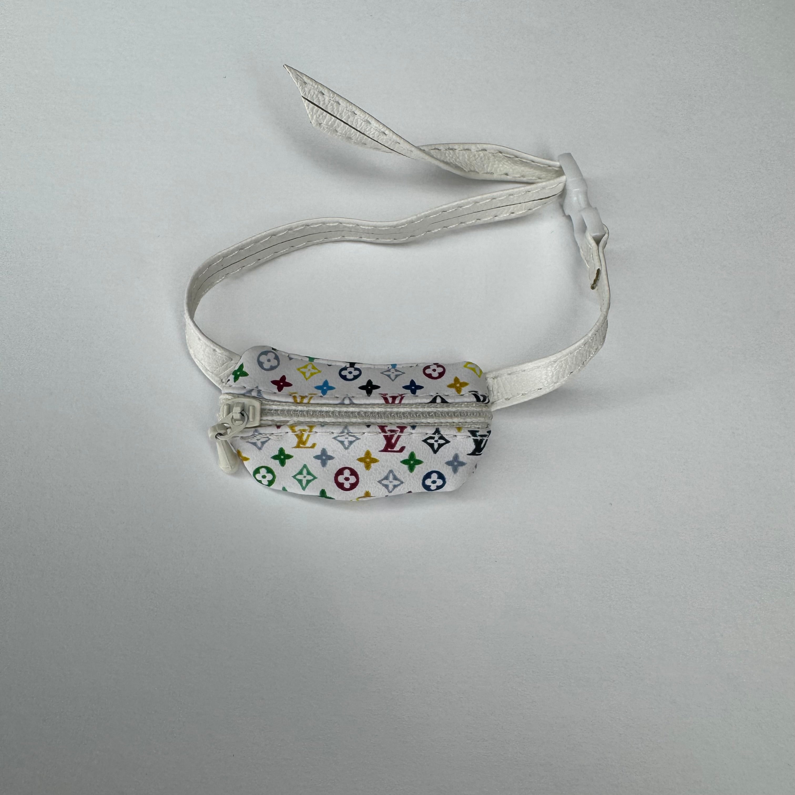 Labubu LV White Fanny Pack ML
