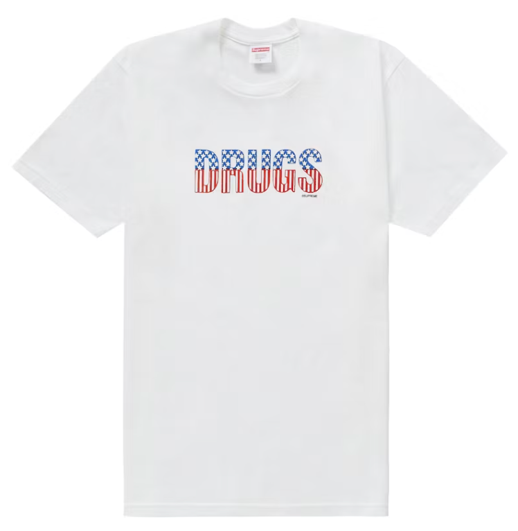 Supreme Drugs Tee White