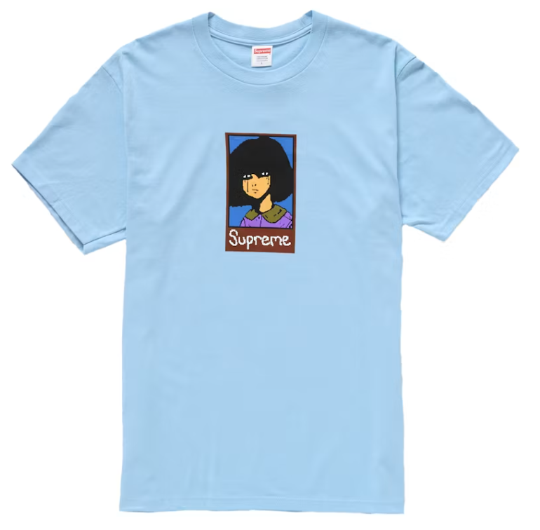 Supreme Emo Tee Powder Blue