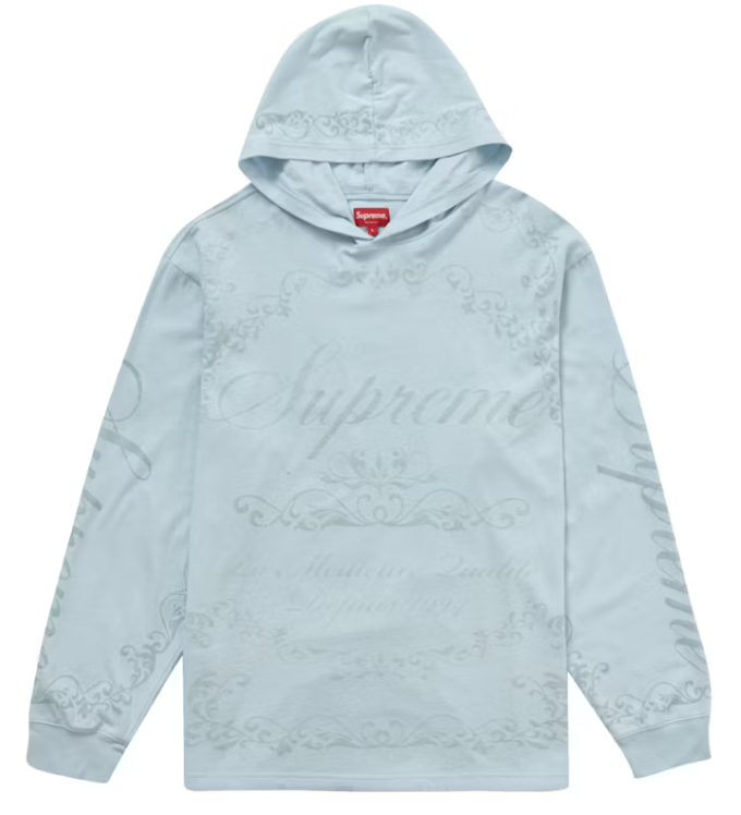 Supreme Celebre Hooded L/S Top Blue