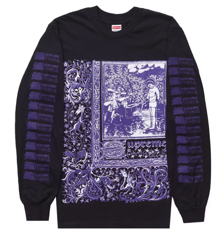 Supreme Saint Sebastian L/S Tee Black