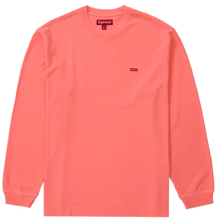 Supreme Small Box L/S Tee (SS24) Bright Orange