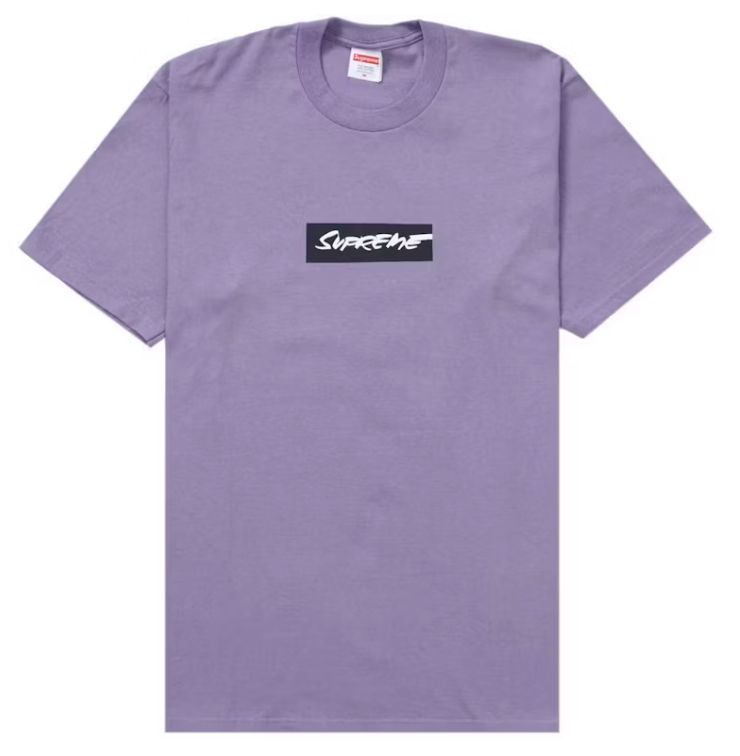 Supreme Futura Box Logo Tee Dusty Purple