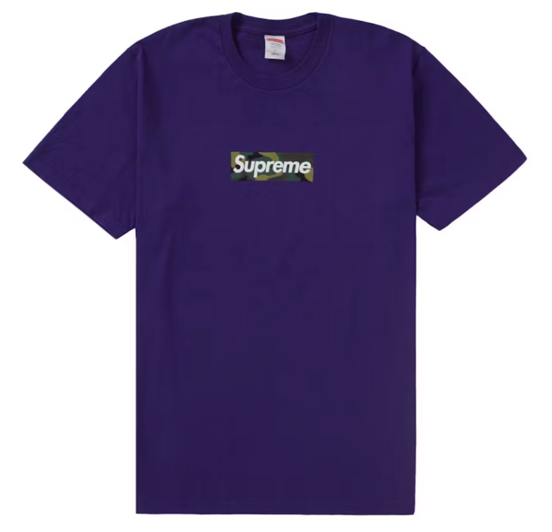 Supreme Box Logo Tee (FW23) Purple
