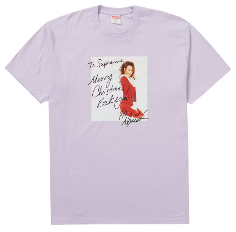 Supreme Mariah Carey Tee Light Purple