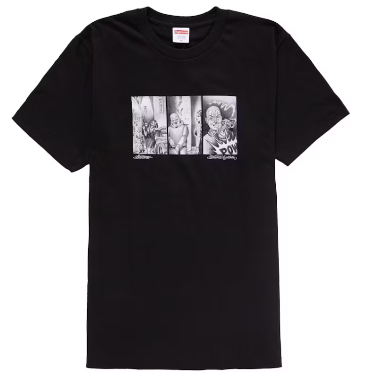 Supreme Spitfire Cat T-shirt Black