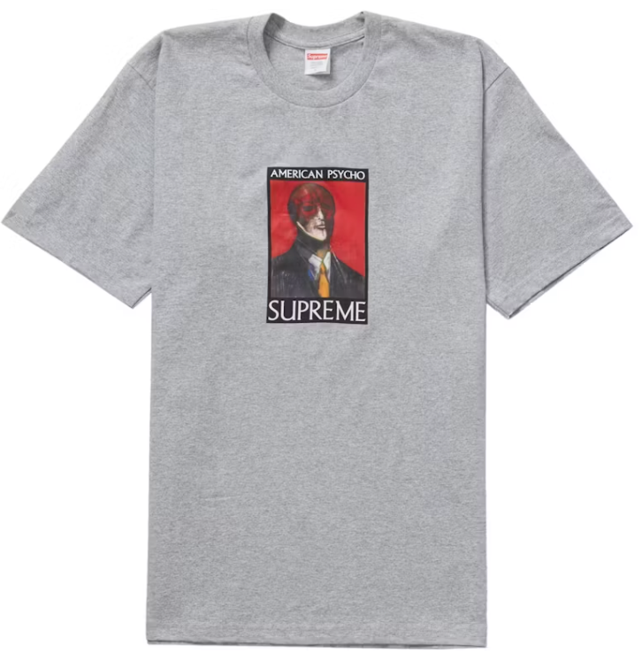 Supreme American Psycho Tee Grey