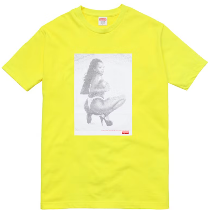 Supreme Digi Tee Bright Yellow