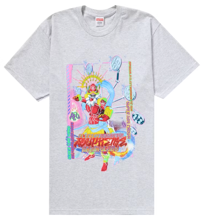Supreme Electromagnetic Tee Ash Grey