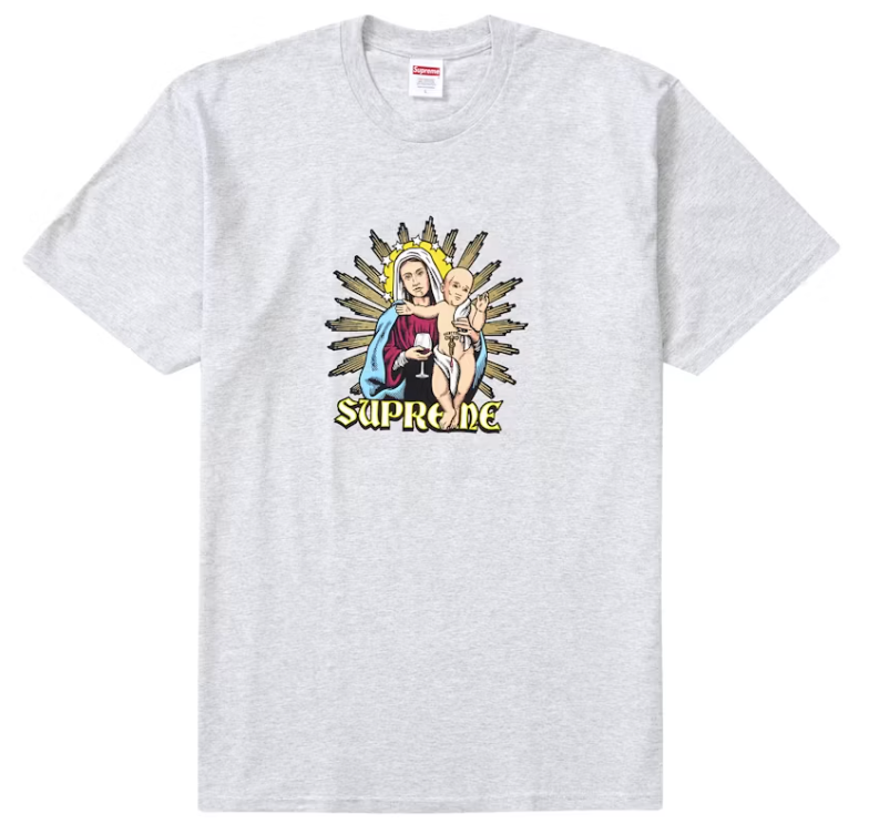 Supreme Blood Tee Ash Grey