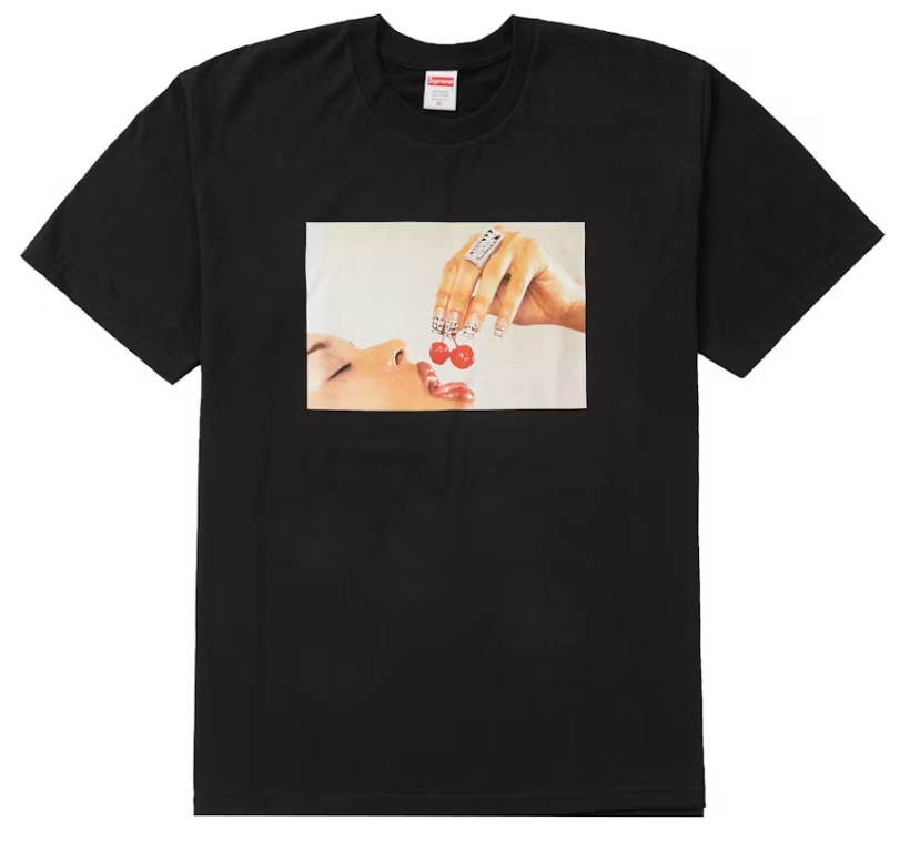Supreme Cherries Tee Black