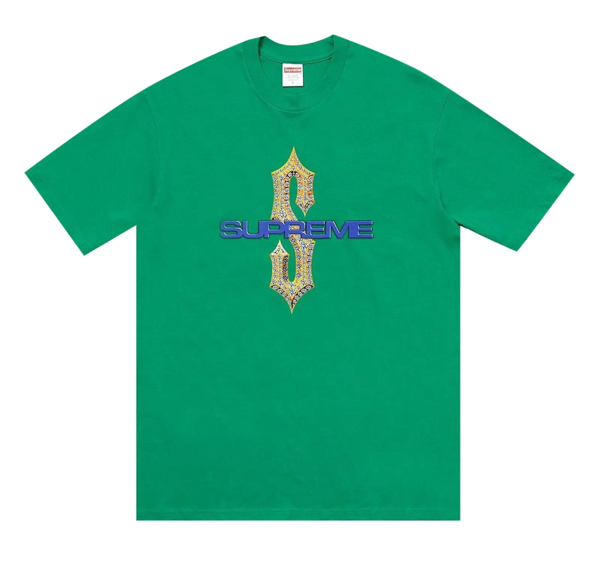 Supreme Diamonds Tee Green USed