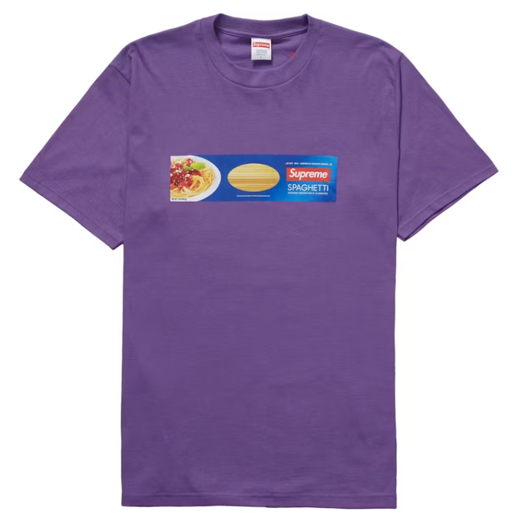Supreme Spaghetti Tee Purple