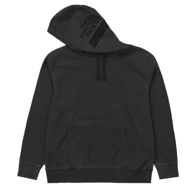 Supreme The North Face Pigment Printed Hooded Sweatshirt Black