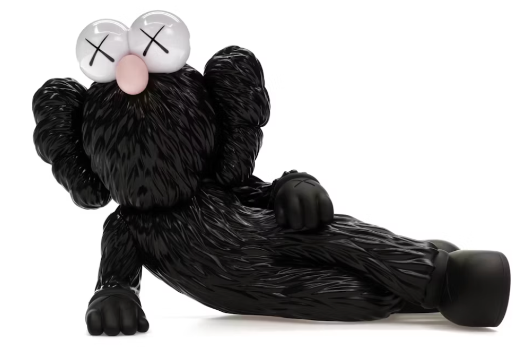 KAWS TIME OFF Vinyl Figure Black ML