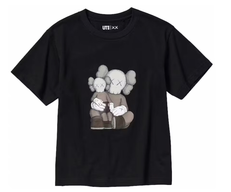 KAWS x Uniqlo Short Sleeve Graphic T-shirt Black