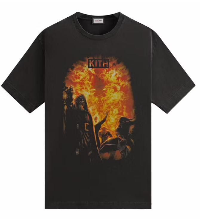 Kith x Marvel Villains Vintage Tee Black