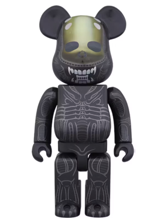 Bearbrick Warrior Alien 400% Black ML