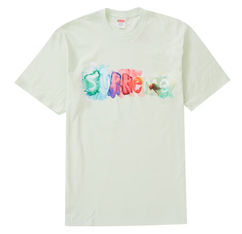 Supreme Watercolor Tee Pale Green DL
