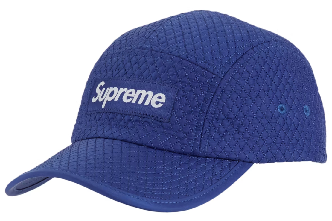 Supreme Micro Quilted Camp Cap Royal DL